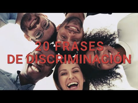 20 Frases de Discriminación ✋🏻 | Una barrera para la solidaridad