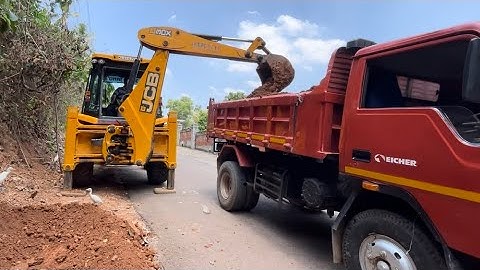 Jcb 3dx loading SML tipper #jcbloading #jcb  #jcb3dx #jcbloadingvideo #jcbcartoon #jcbstunt #jcb3dx