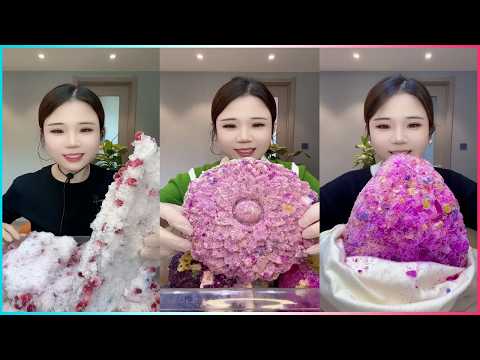 氷ASMR❄️ 超爽快バリバリ咀嚼音！NO TALKING Ice Mukbang 먹방 🤯🔥 #asmr #vlog31