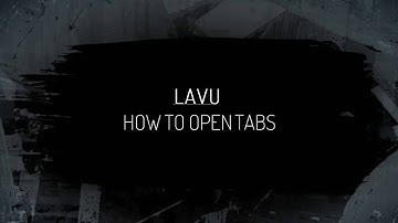 Lavu Tabs - Set Up and Pre Auth