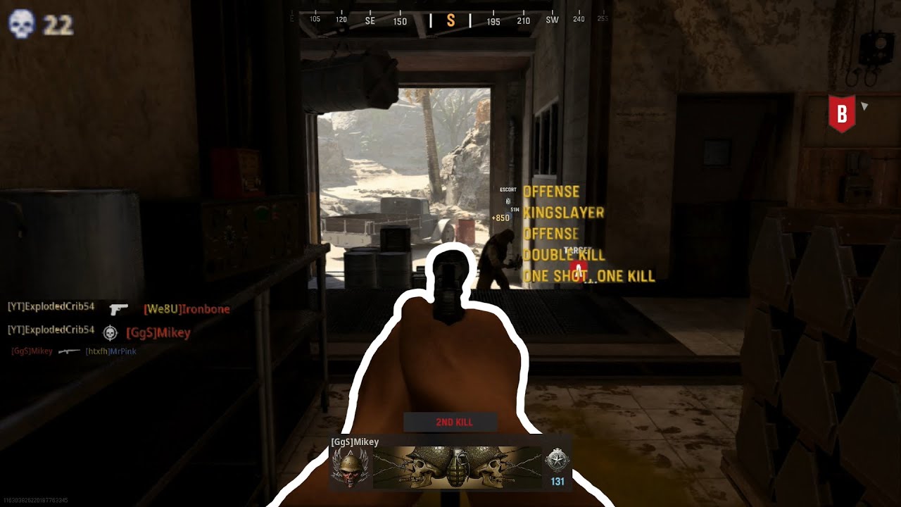 GG! 22 Kills! HC Search and Destroy Full Gameplay (No Commentary)