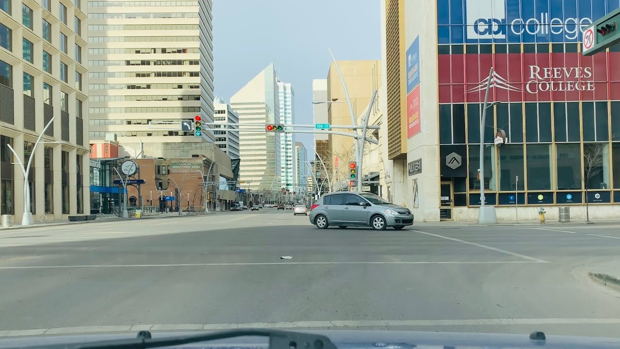 Edmonton - Heart of Downtown (Jasper Avenue) - YouTube