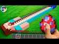 Minecraft in Real Life POV - WHAT IS INSIDE OF LONGEST HEROBRINE in Realistic Minecraft 創世神第一人稱真人版