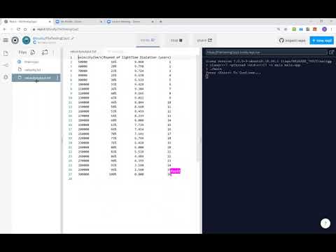 C++ Processing and Reading Multiple Columns in a File