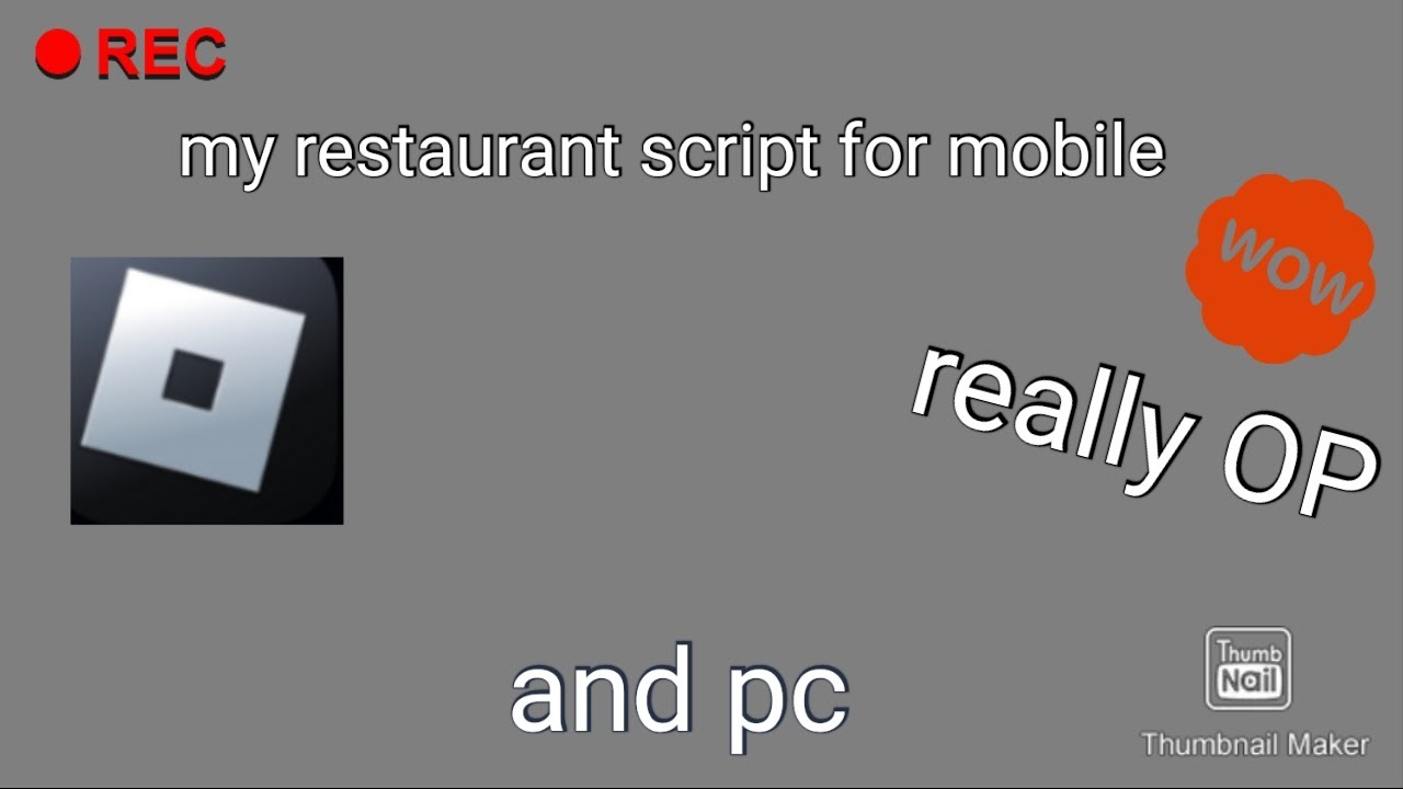 my restaurant script for mobile and pc farm for cheff cat huge