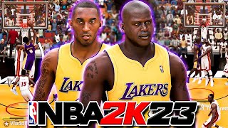 Kobe & Shaq DOMINATE in NBA 2K23 Play Now Online!