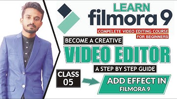 Filmora9 Video Editing Full Course Free | Add Effect | Class 5 | Waqas Sajjad | Urdu/Hindi