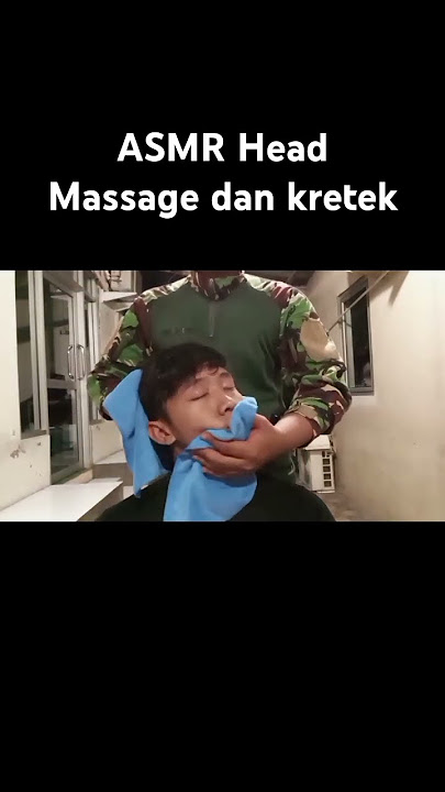 ASMR Head Massage dan kretek kepala||bantu subscribe guys ☺ #asmr #asmrheadmassage #kretek
