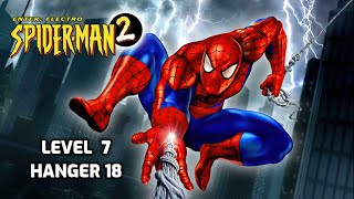 Spider-Man 2: Enter Electro (PS1) full playthrough - Level 7, Hanger 18