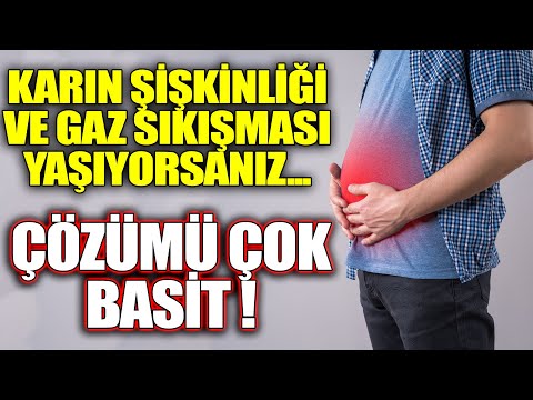 Karın şişkinliği ve gaz sıkışması yaşayanlar ! Çok Basit Yöntemle Bu Dertten Kurtulacaksınız !