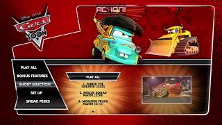 Cars Toon: Mater's Tall Tales 2010 Blu-ray Menu Walkthrough