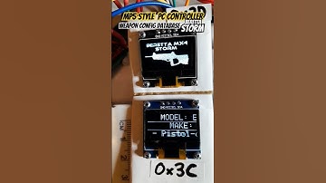 Mp5 PC Controller Development - Weapon Config Database Entry Example: Beretta Storm #coding #gaming