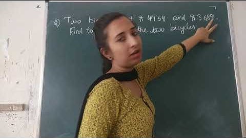 class 3rd // addition// word problems