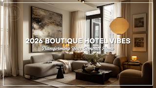 2026 Boutique Hotel Vibes: Transforming Your Compact Home
