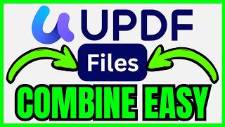 How To COMBINE FILES In UPDF (QUICK & EASY) 2026