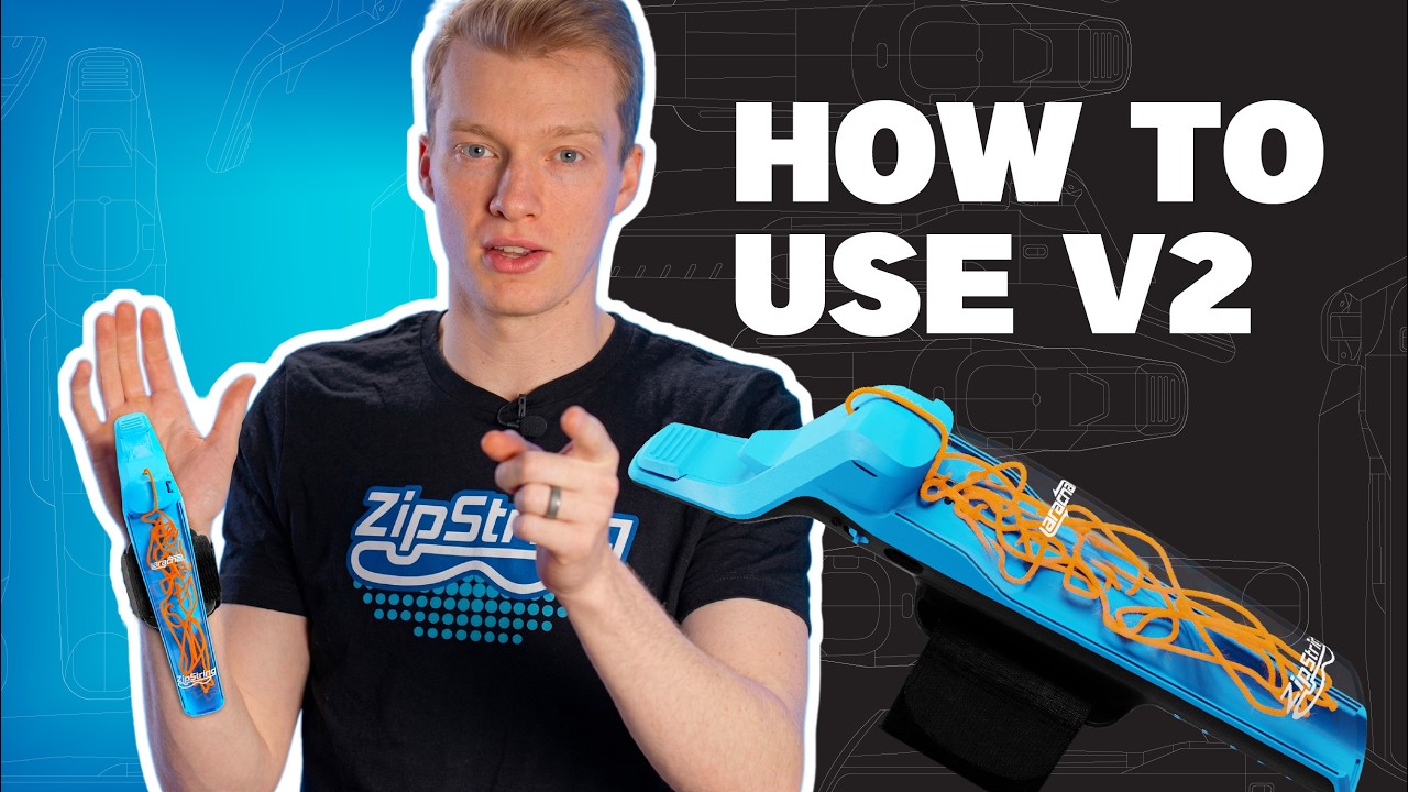 ZipString Aracna 101 (V2) #tutorial #webshooter #toys - YouTube