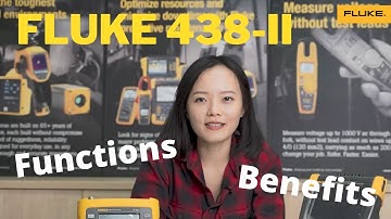 Benefits & functions of Fluke 438-II Power Quality Analyzer