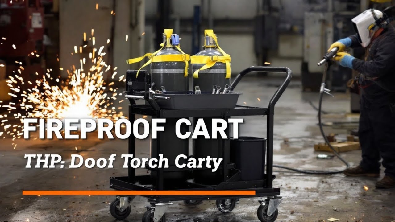 Why Pros Trust This Fireproof Torch Cart! - YouTube