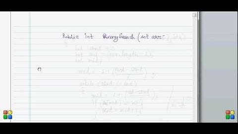 Iterative Binary Search : wiseguru.org