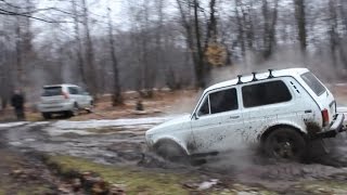 Niva Taiga (ВАЗ 21213) VS Lexus gx 470 / Let's see on NIVA how it will die here. Ah ha ha