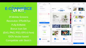 DesignUI E-Commerce Mobile App Ui Kit | Themeforest Website Templates and Themes