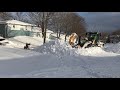 snowmageddon 2020 - St  John's, NL - Plow getting stuck