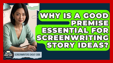 Why Is A Good Premise Essential For Screenwriting Story Ideas? - Screenwriter