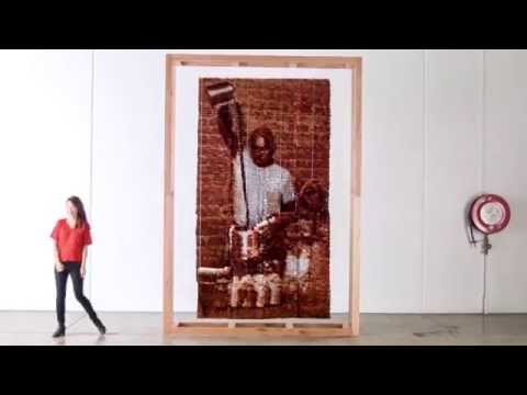 Teh Tarik Man made of 20,000 teabags