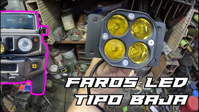 🛑Faros Auxiliares FLOOD y SPOT Offroad Universales🛑 Largo Alcance y  Antiniebla AURORA