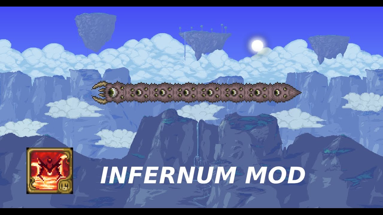 Eater of worlds | Terraria Calamity Infernum Mod (mage) - YouTube