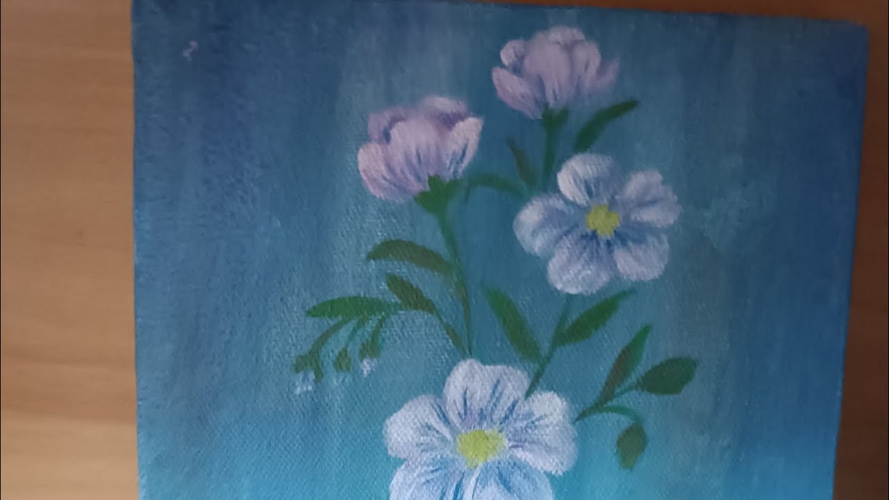Easy Flowers Painting How To Paint Easy Flowers Acrylic Painting Maxresdefault