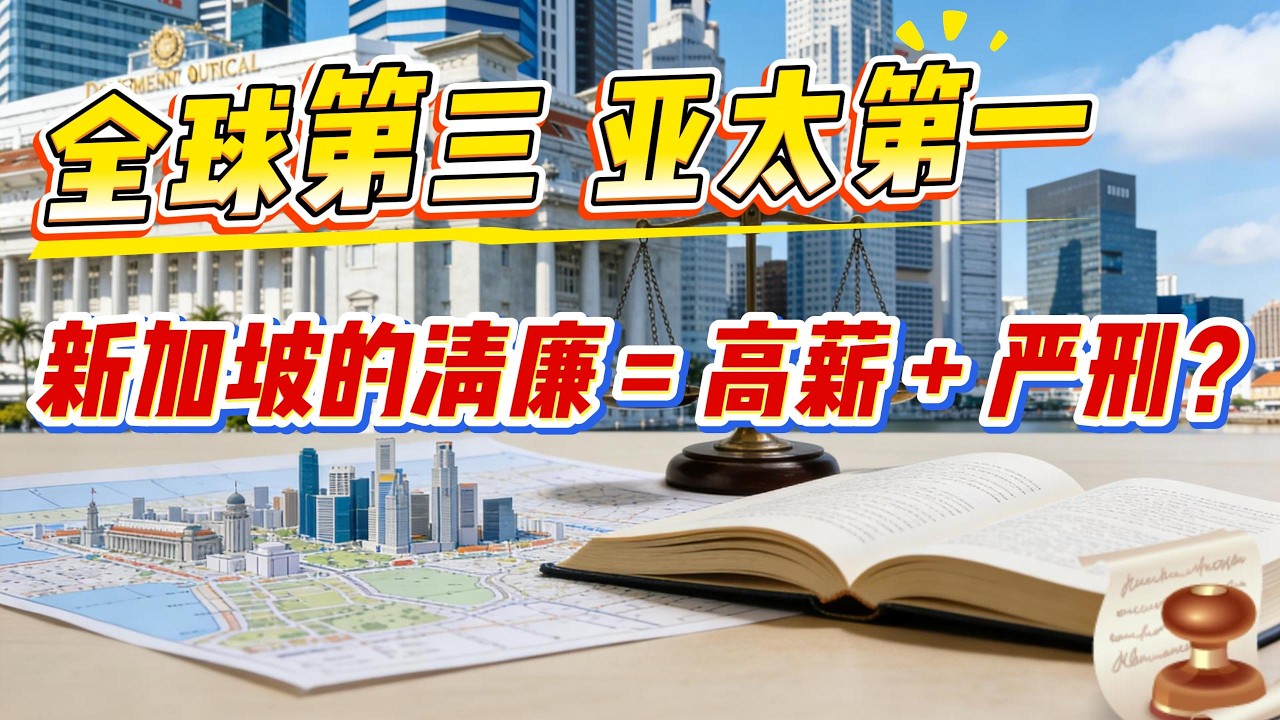 新加坡连续霸榜亚太清廉第一，清廉是可以被设计出来的吗？新加坡模式给出答案