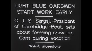 Light Blue Oarsmen Start Work Early