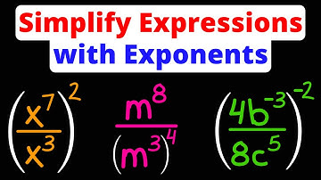 Simplify Algebraic Expressions | Use Several Exponent Rules | Eat Pi