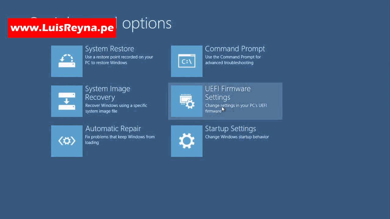 WINDOWS 8 ENTRAR ALA BIOS O SETUP YouTube WINDOWS 8 ENTRAR ALA BIOS O SETUP YouTube
