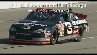 All Of Dale Earnhardt's Talladega Wins (Cup Series)