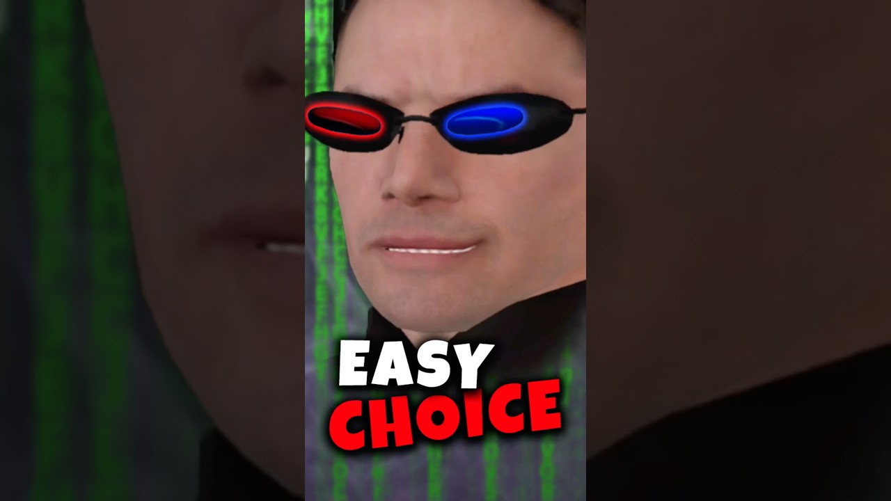 Что произойдет, если вы выберете СИНЮЮ ТАБЛЕТКУ в «Матрице» 🤔 