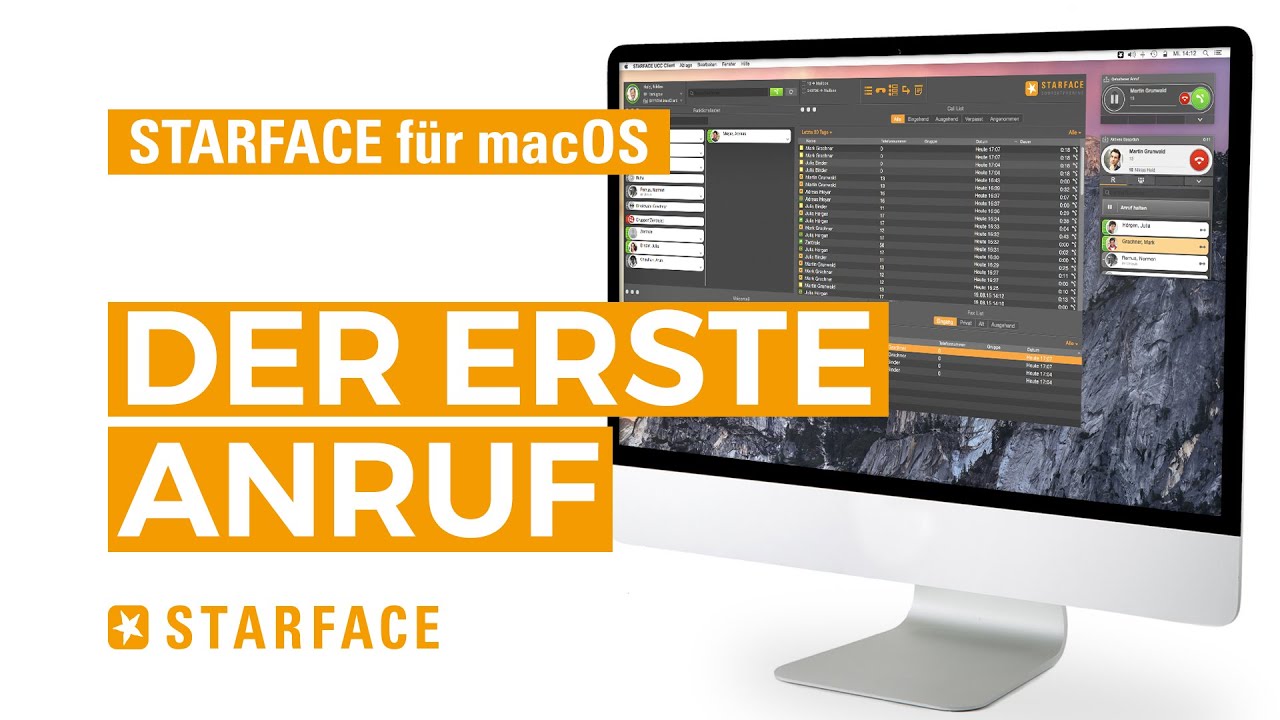 Der erste Anruf - STARFACE UCC Client für macOS - Tutorial