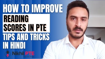 HOW TO IMPROVE READING SCORES IN PTE || PTE BY NIKHIL || #nikhilpte