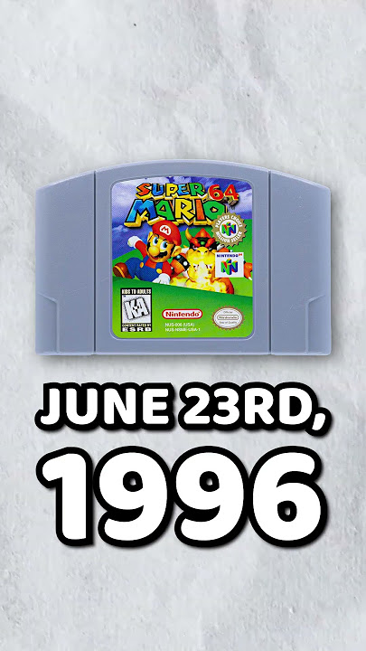 The FIRST Game For Each Nintendo Console...