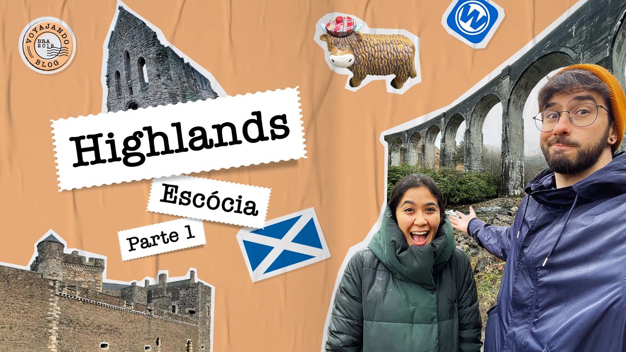 HIGHLANDS: de Edimburgo a Inverness - conheça as Terras Altas da Escócia (Glencoe e  Glenfinnan)