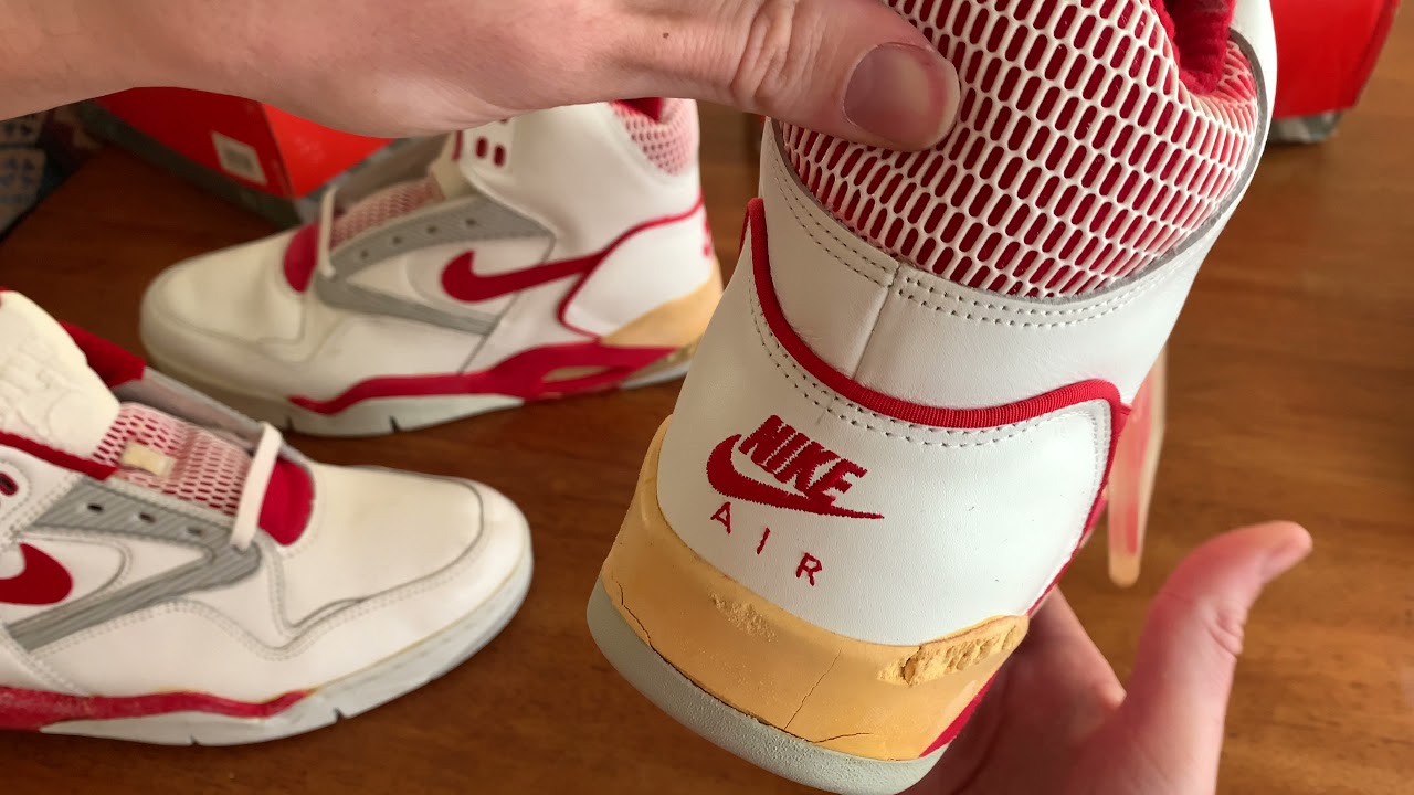 Humedal perdonado Comprensión Sneaker Review: 1990 Nike Air Force V Hi & Low OG Original Vintage Sneakers  - YouTube