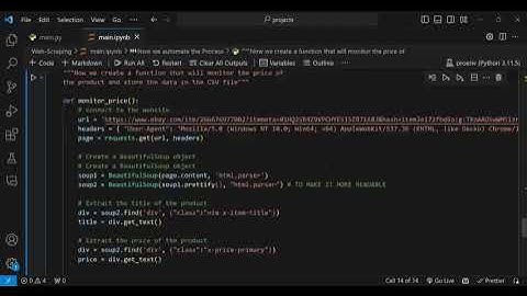 eBay web-scraping with Python  which is an automated Python script that is used to scrape data