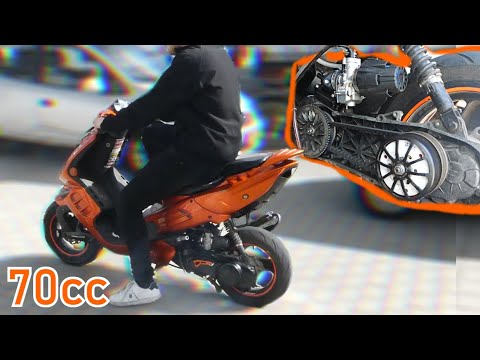 Dikke 70cc Scooter Afstellen ofzo