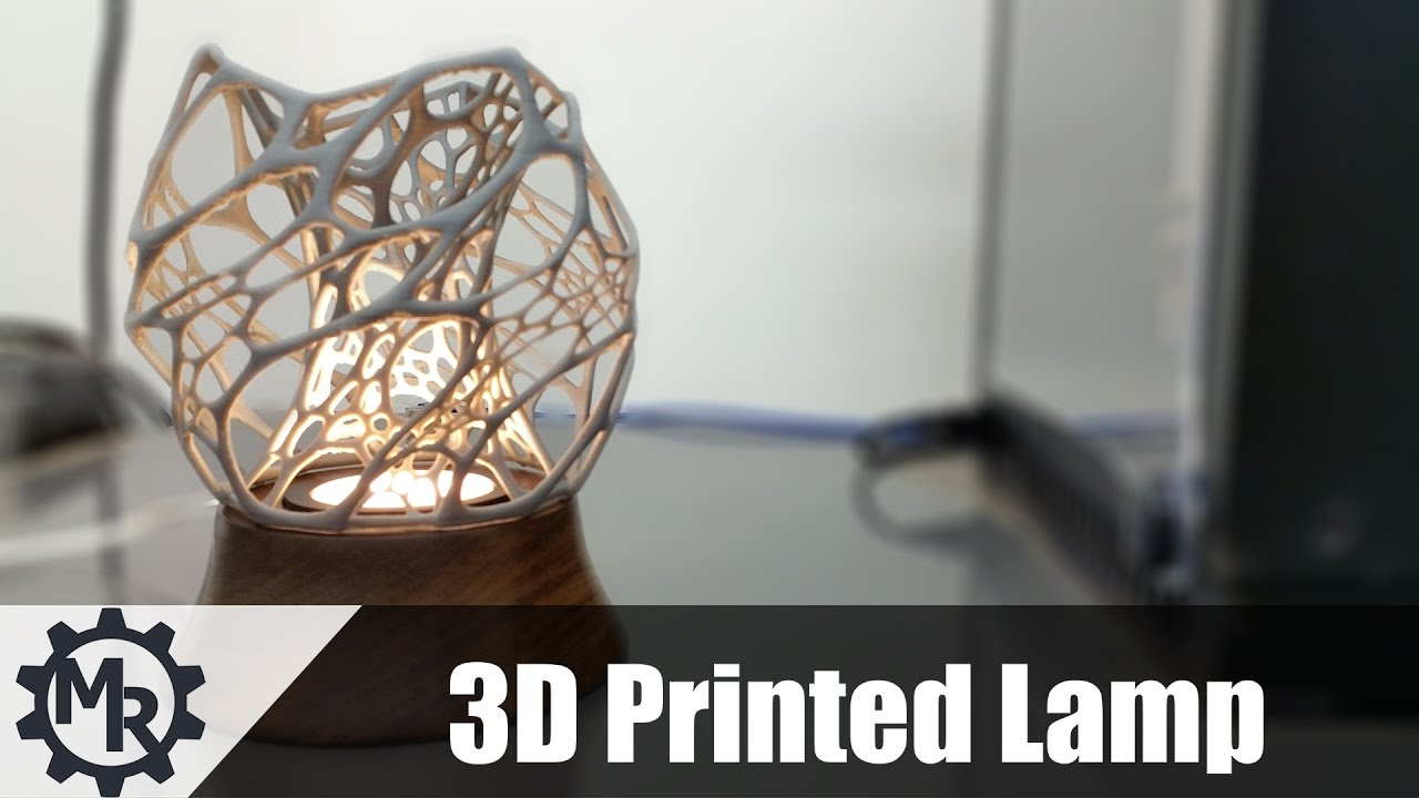 Spiksplinternieuw 3D Printed Lamp - YouTube PT-69