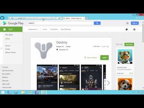Demo of Intune management of Android device