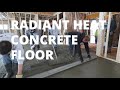 Pouring Concrete For A Radiant Heated Floor (Concrete Over Plywood)