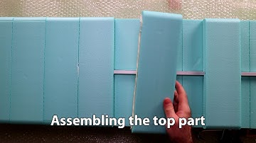 Building the boat plug from a foam