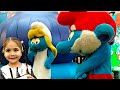 çocuklar için. şirinler tiyatrosuna gittik - şirinler çizgi film - smurfs cartoon - fun kids video