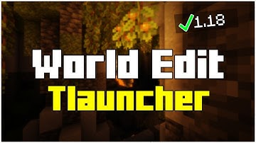 How To Install World Edit in Tlauncher 1.18 Single Player!